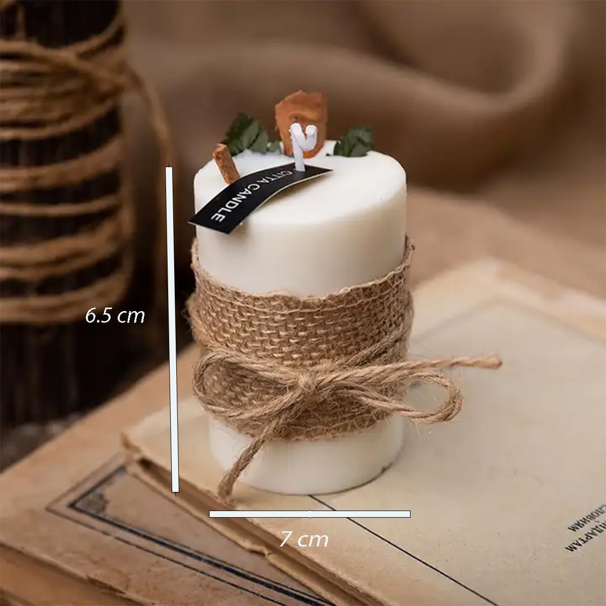 Scented Candles, Natural Soy Wax with Essential Oils, 8 Oz - Long-Lasting Aroma, Aromatherapy Candles - AB Mystery