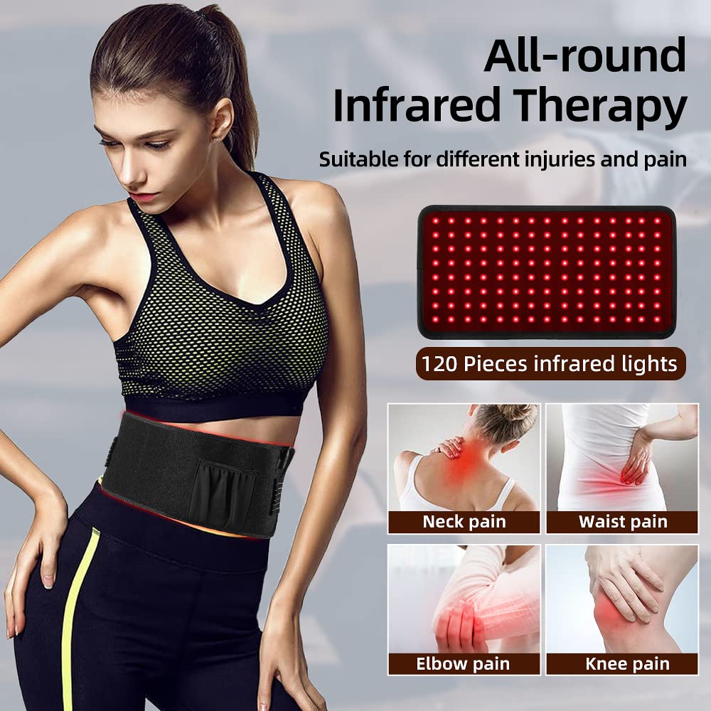 GLAXOSMITHKLINE C.HEALTH.SpA LED Therapy Belt,Infrared Red Light Therapy Belt Device - AB Mystery