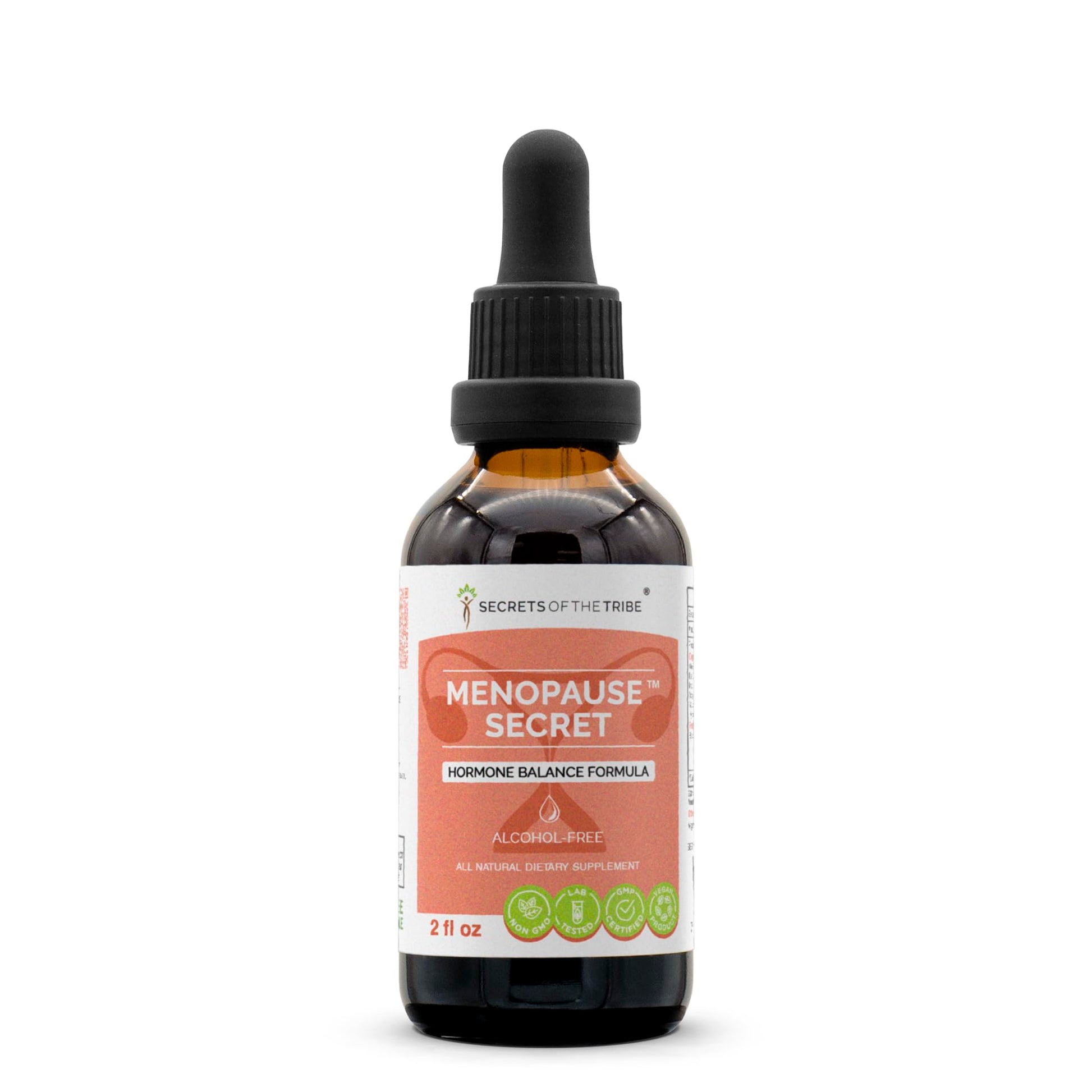 Secrets of the Tribe - Menopause Secret, Herbal Supplement Blend Drops Alcohol-Free Liquid Extract