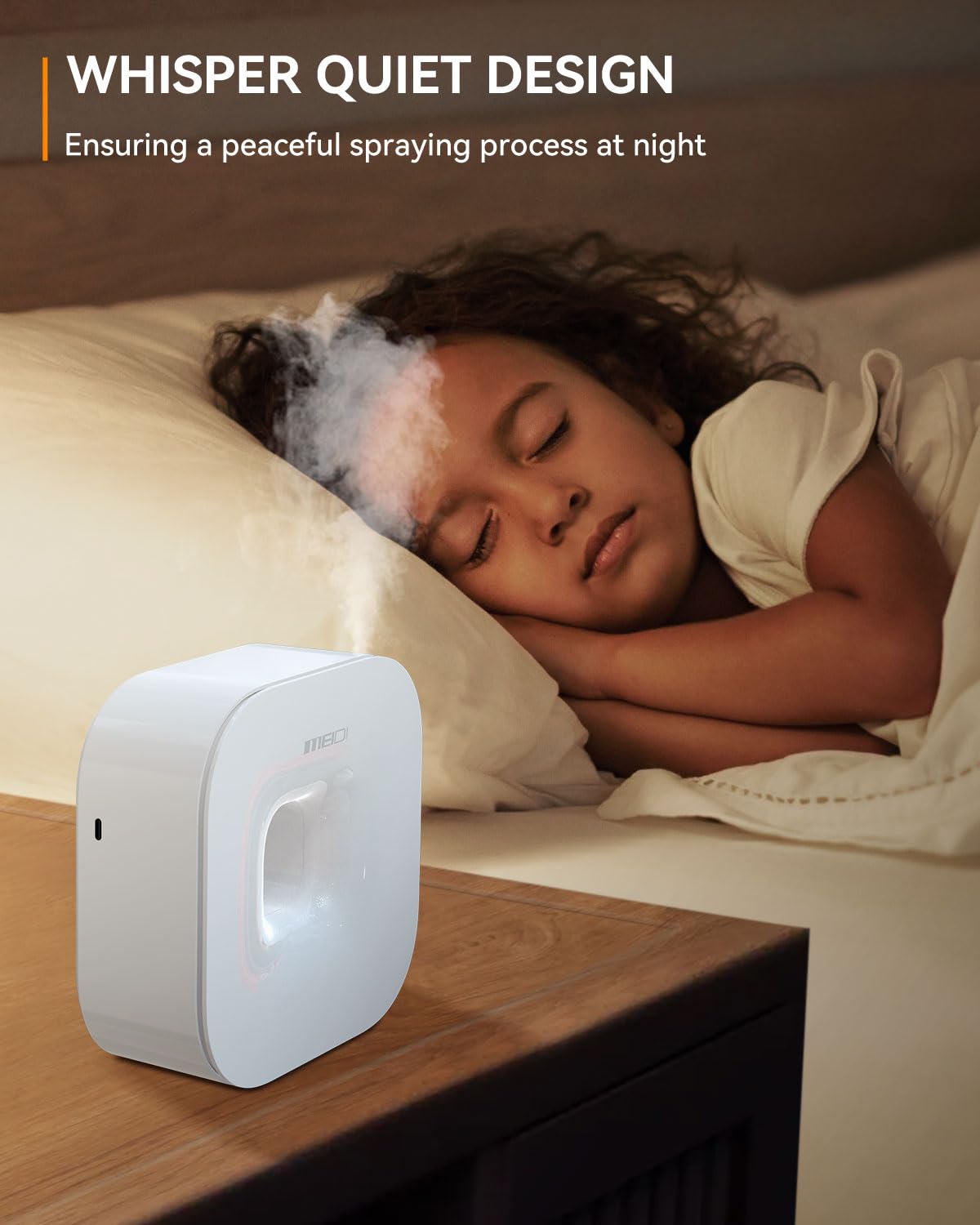 MEIDI Waterless Essential Oil Diffuser - Bluetooth Cordless Aromatherapy Diffuser with App Control - AB Mystery