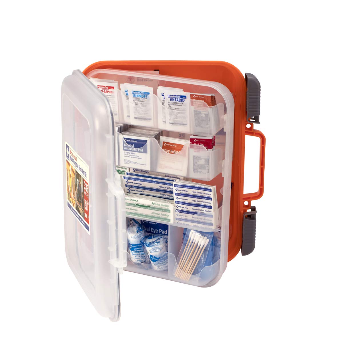 336 Piece First Aid Kit, Plastic Case - AB Mystery