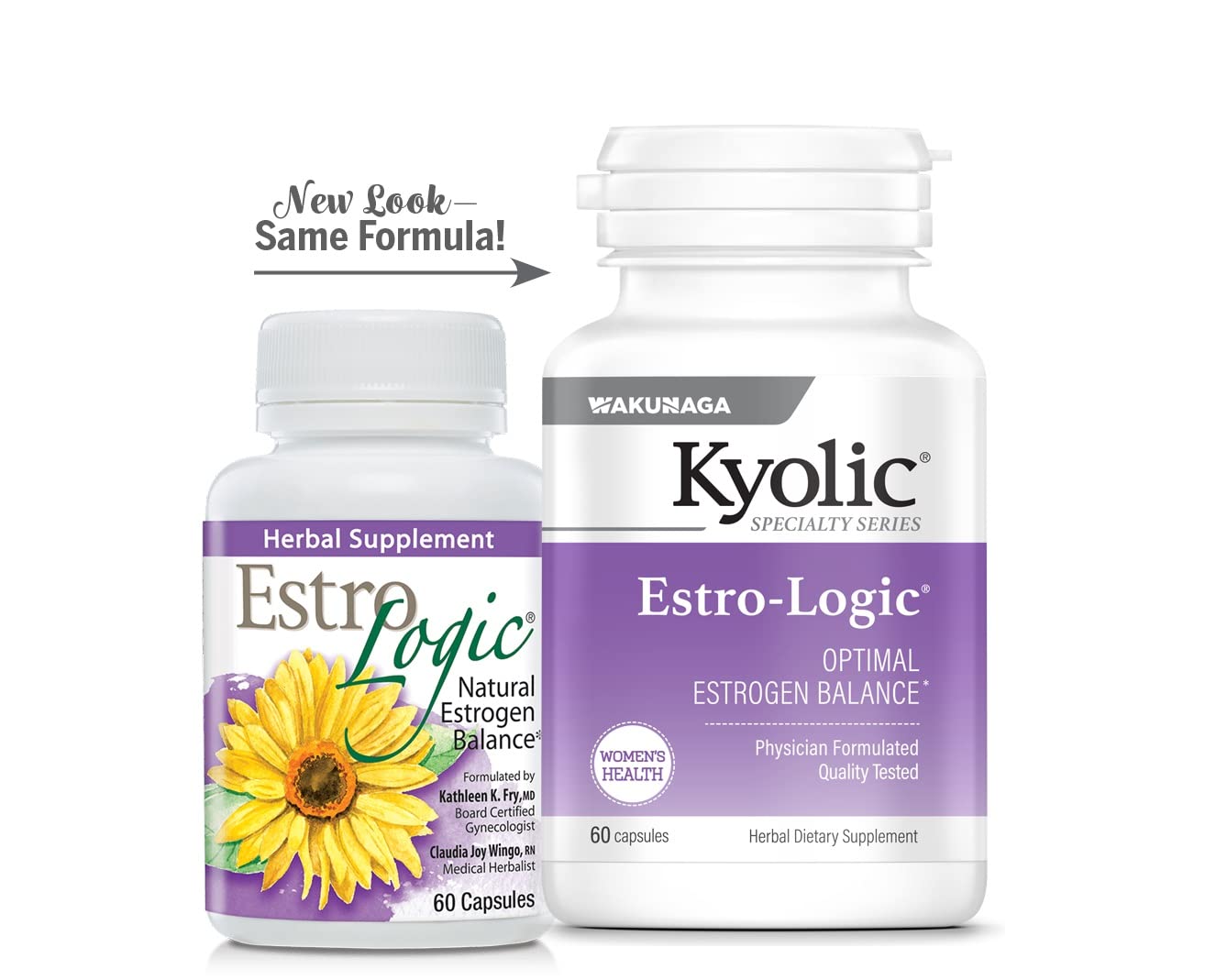 Kyolic Specialty Series, Estro-Logic Optimal Estrogen Balance, 60 Capsules - AB Mystery