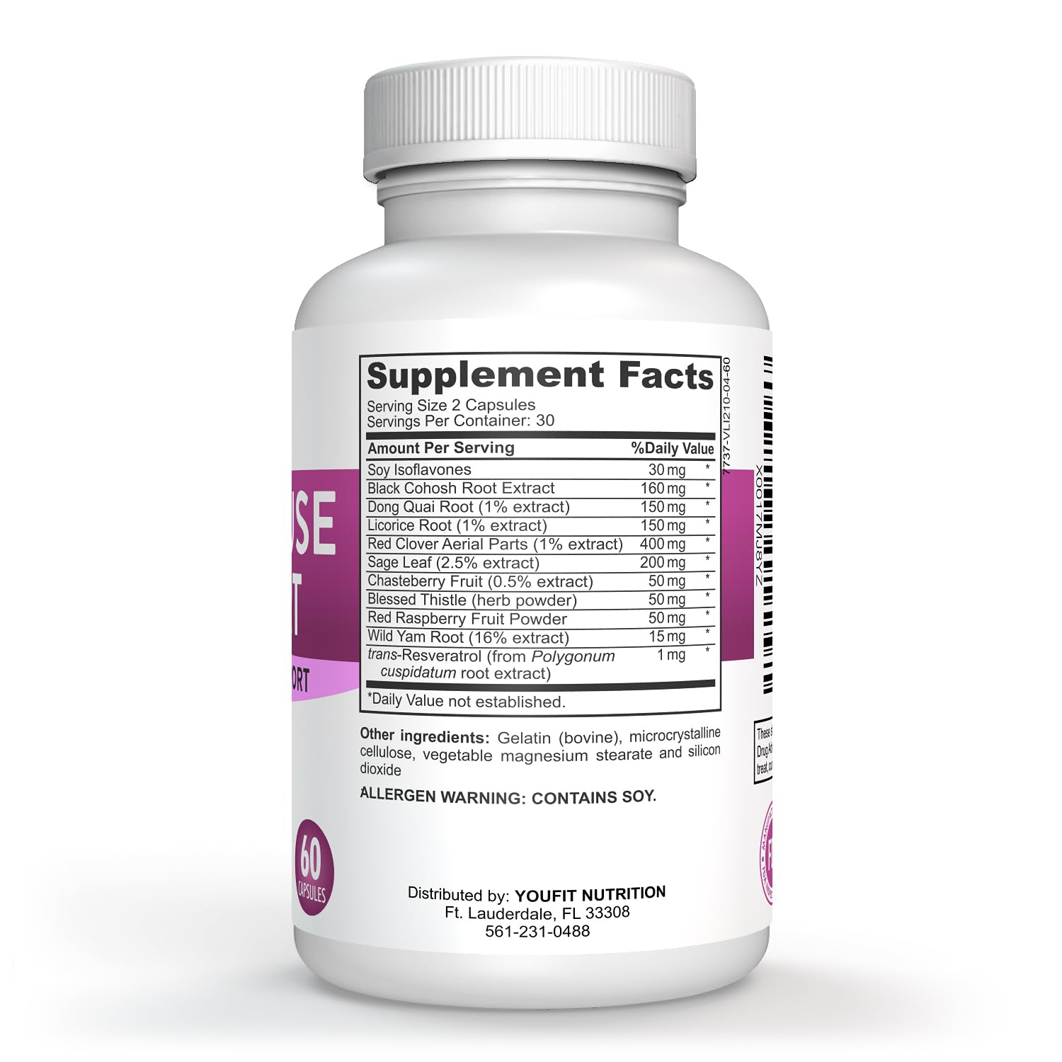 YouFit Nutrition Menopause Relief Capsules for Women - Natural Menopause Supplements - AB Mystery