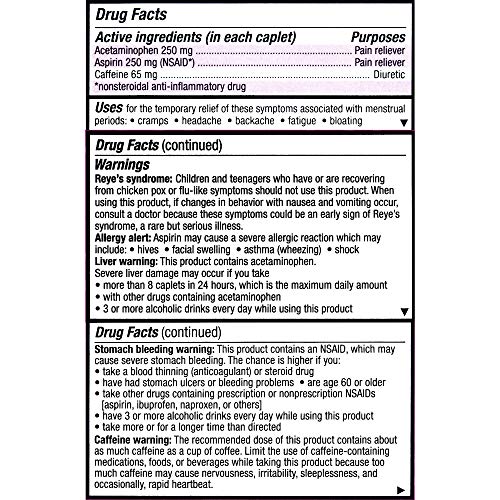 Pamprin Max Menstrual Pain Relief, Maximum Strength, Caplets, 24 ct. - AB Mystery