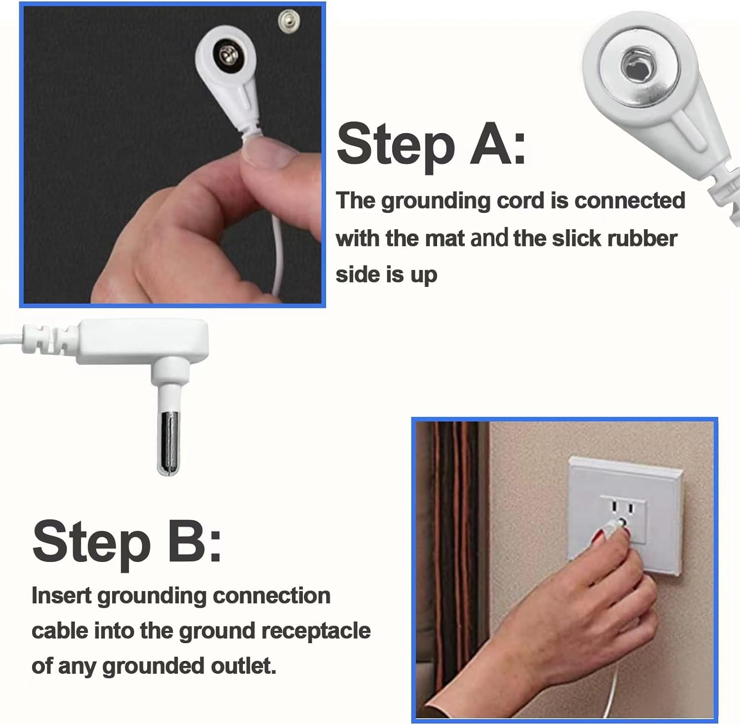 Grounding Wristband Wrist Straps for Therapy Floral Grounding Magnetic Wristband - AB Mystery