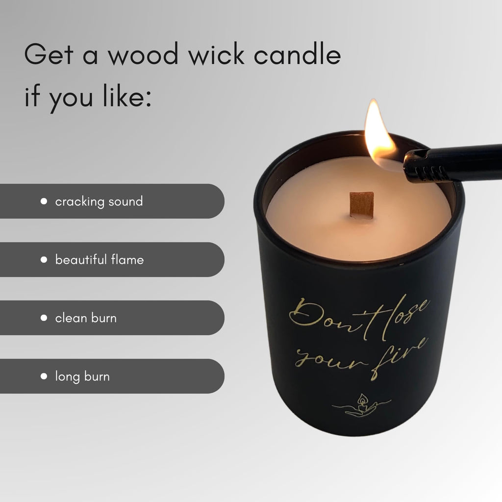 100% Natural Soy Wax Candle, Valentines Day Gifts for Women & Men, Candles for Home - AB Mystery