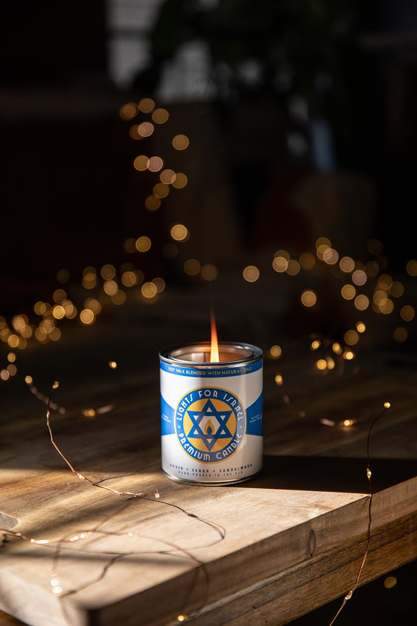 Long-Burning, One-Pint Premium Candles for Men | Vintage Inspired Oil Can Design | Soy Wax - AB Mystery