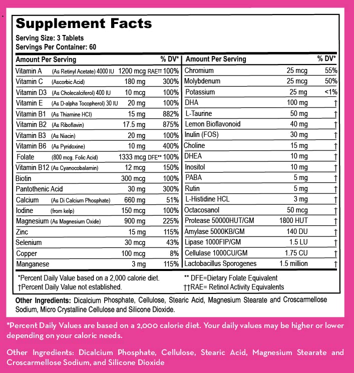 LifeSourceVitamins Pre-Natal Multi-Vitamins and Minerals with DHA - Mom and Baby Health LifeSourceVitamins