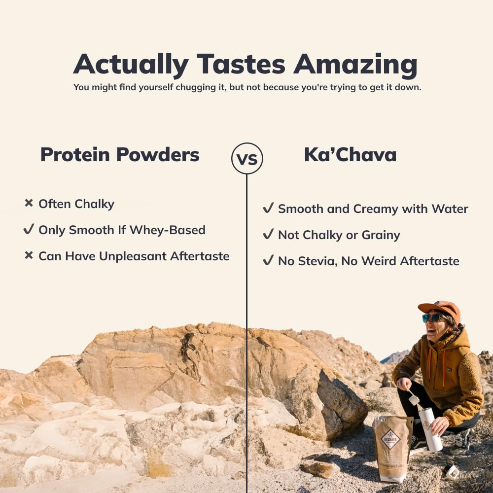 Ka’Chava All-In-One Nutrition Shake Blend, Vanilla, 85+ Superfoods, Nutrients & Plant - AB Mystery