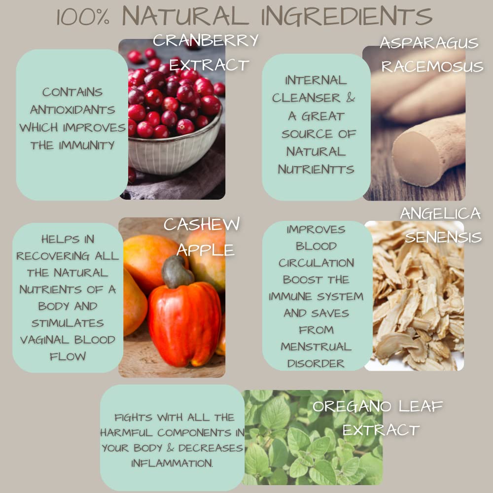 Herbal-avRay Natural Vaginal PH Balance for Women Pills – Supports Vaginal Health - AB Mystery