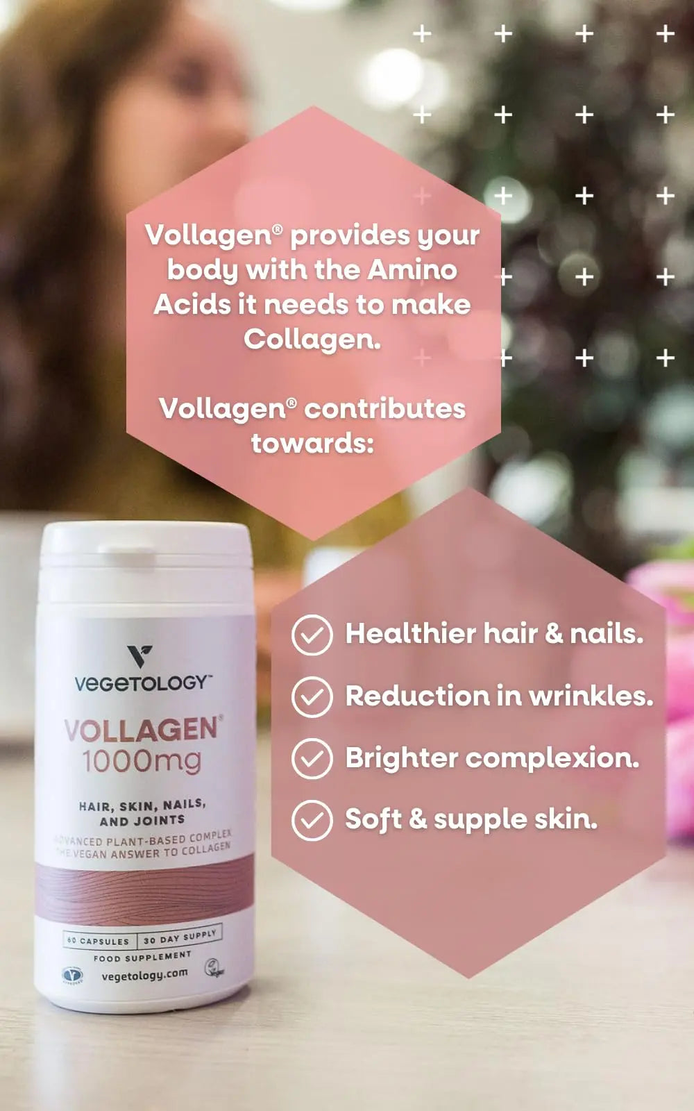Vegetology Vollagen® Plant Based Complex – Plant Based Protein Alternative to Collagen - AB Mystery
