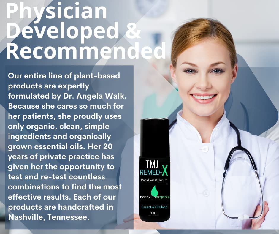 Dr. A's TMJ Remed-X Rapid Relief Serum | Deep Muscle & Jaw Tension Essential Oil Cream - AB Mystery