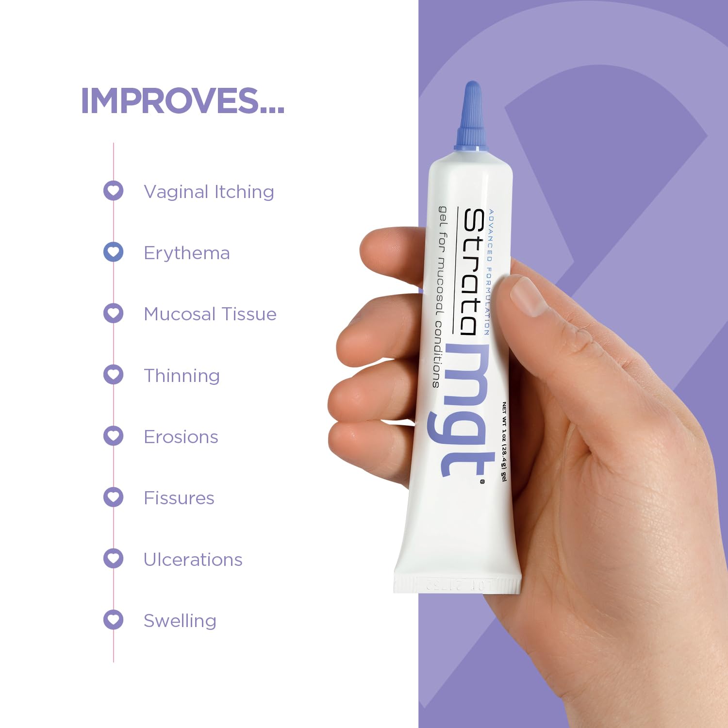 StrataMGT Vaginal Moisturizer - Non-Hormonal & Non-Steroidal- Post Menopause Support - AB Mystery