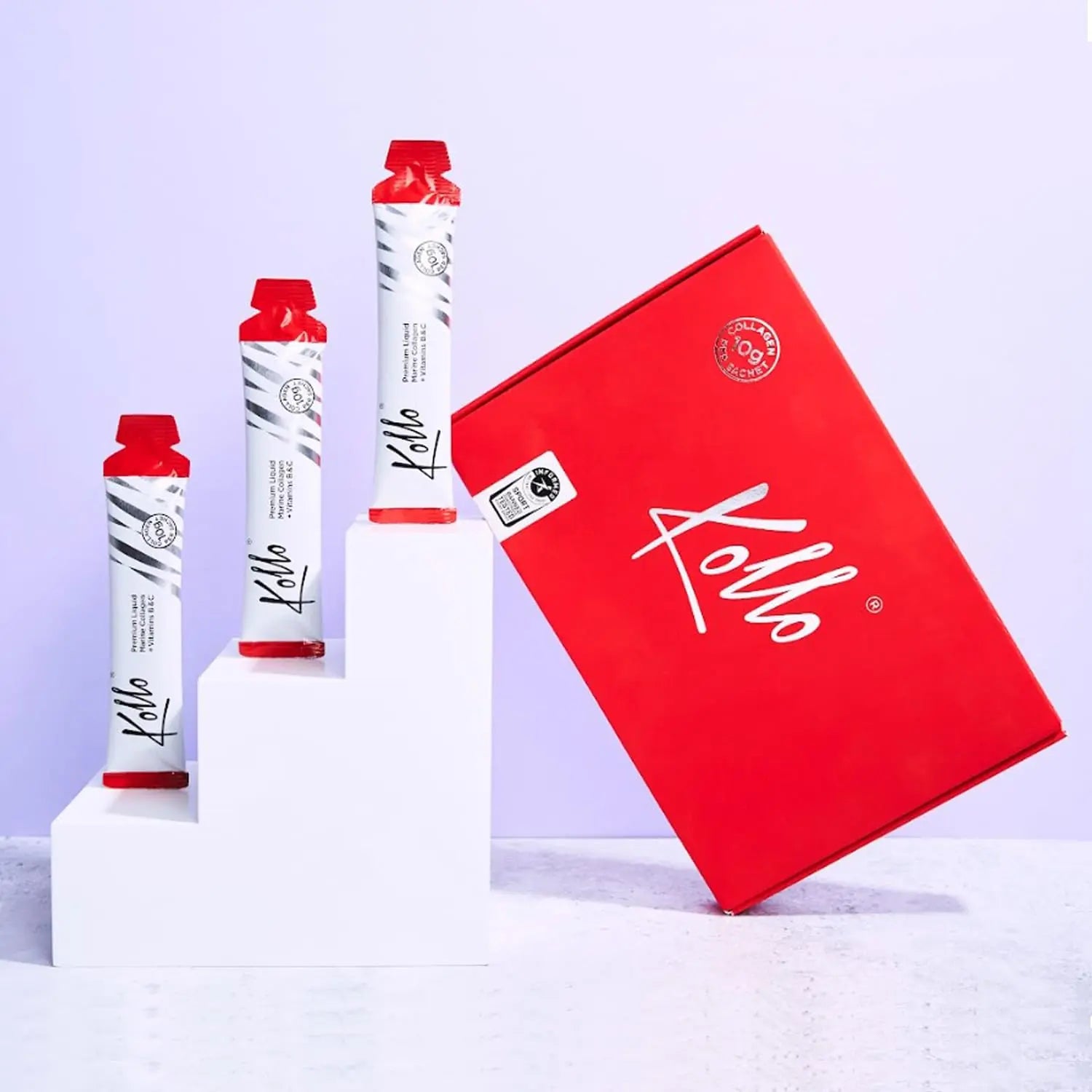 Kollo Premium Marine Collagen Liquid, 10,000 mg - Essential Proteins Collagen Peptides Kollo