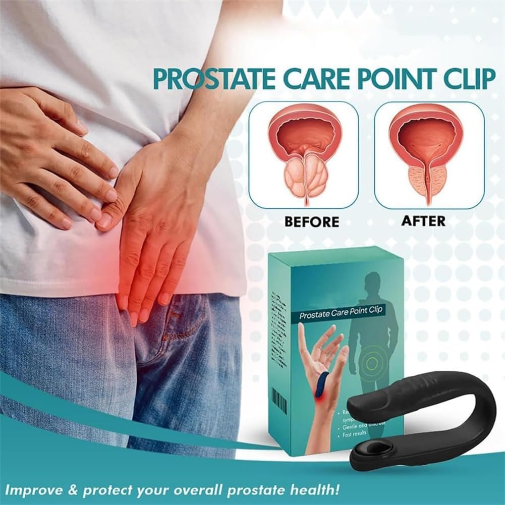 2pcs Prostate Care Point Clip for Men,Acupressure Hand Pressure Point Clip, Relieve Prostate - AB Mystery