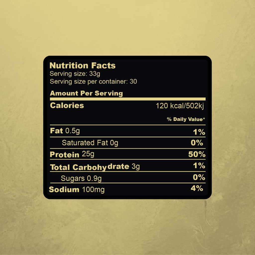 Valhalla's Champion 100% Whey Protein Isolate - 25G Protein per Serving - 30 Servings Valhalla's Champion