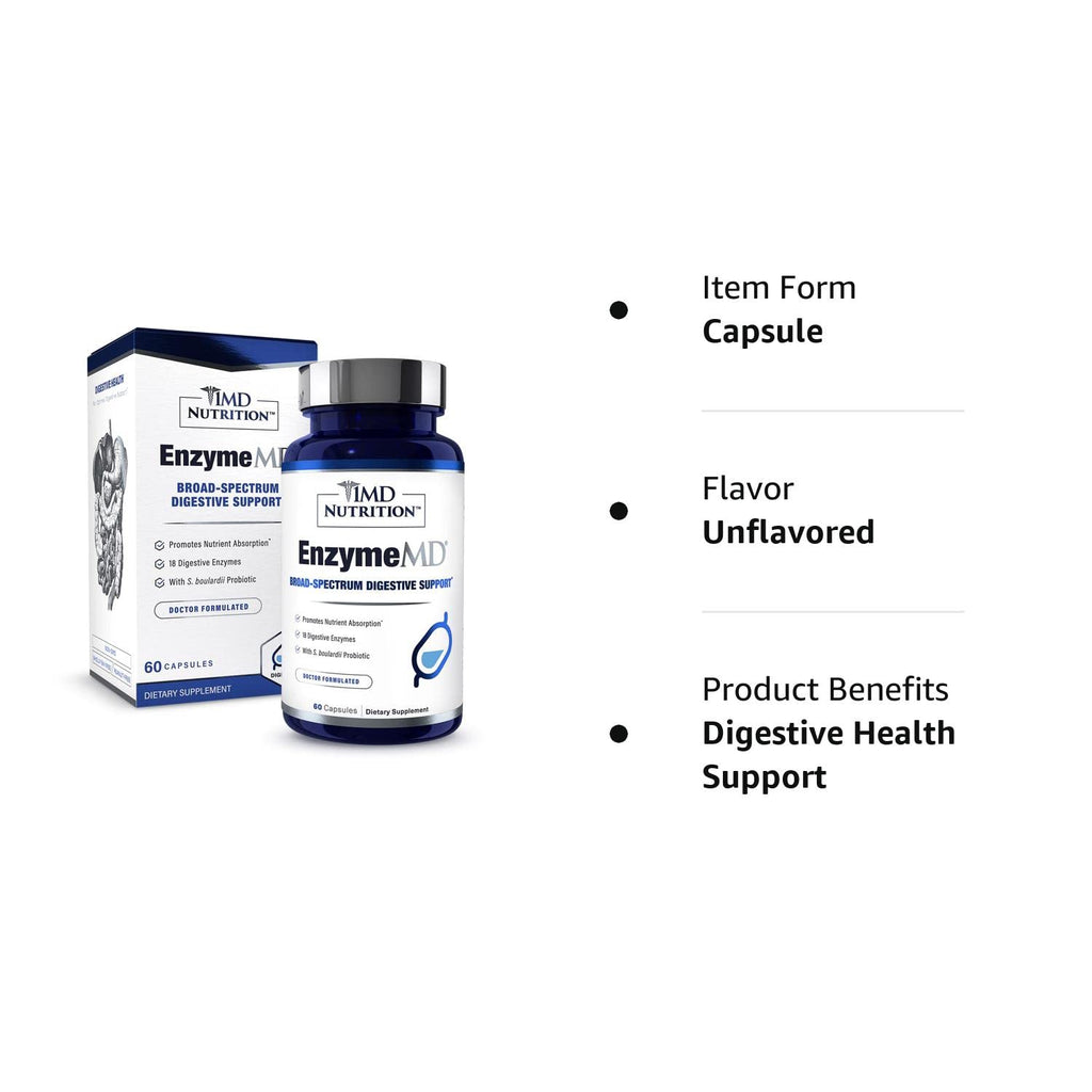 1MD Nutrition EnzymeMD - Digestive Enzymes Supplement - Doctor Formu - AB Mystery