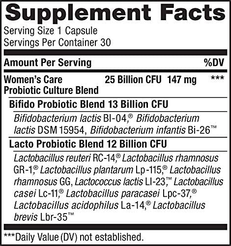 Renew Life Women’s Probiotic - Ultimate Flora Probiotic Women's Care, Shelf Stable - AB Mystery