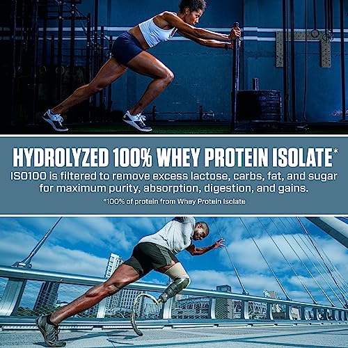 Dymatize ISO 100 Protein Powder with 25g of Hydrolyzed 100% Whey Isolate, Vanilla 5 - AB Mystery
