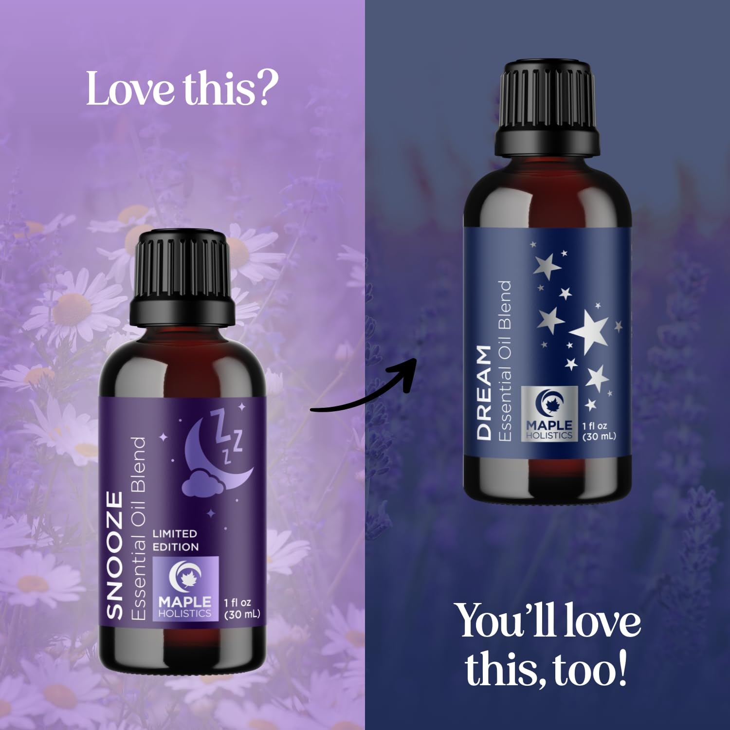 Sleep Essential Oil Blend for Diffuser - Snooze Blend Essential Oil for Sleep with Roman Chamomile - AB Mystery