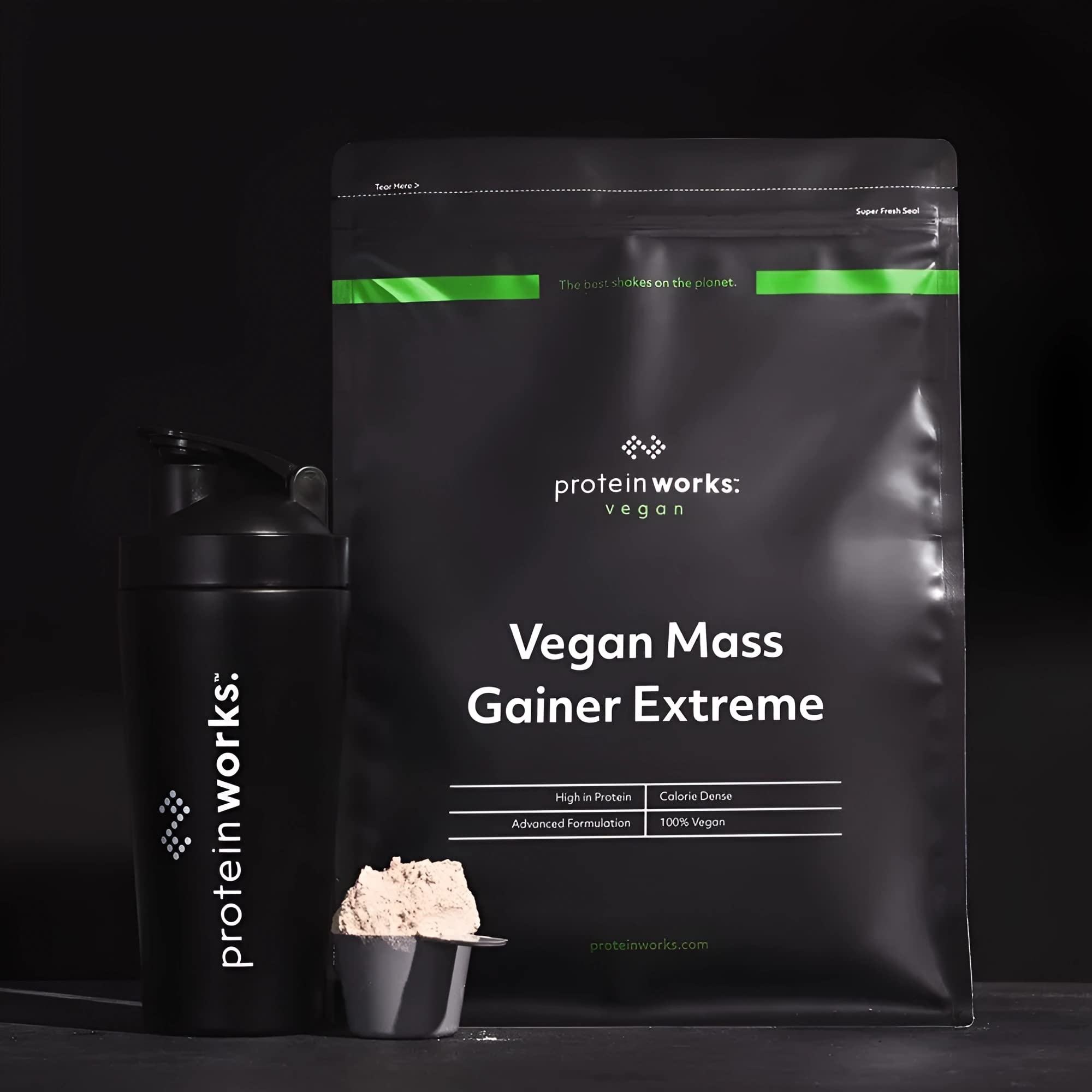 Protein Works - Vegan Mass Gainer Extreme | High Calorie Protein Powder | Weight Gainer Protein Works