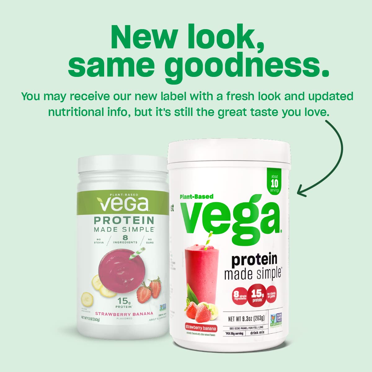 Vega Protein Made Simple, Caramel Toffee - Stevia Free Vegan Protein Powder, Plant Based - AB Mystery