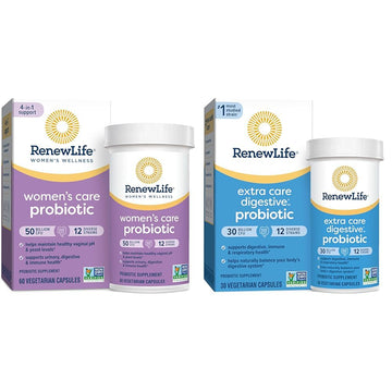 Renew Life Women's Probiotic Capsules, 50 Billion CFU Guaranteed, Supports Vaginal 