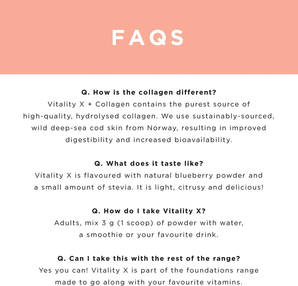 JSHealth Vitamins Vitality X + Collagen - Beauty Powder Supplement with Vitamins C & E - AB Mystery