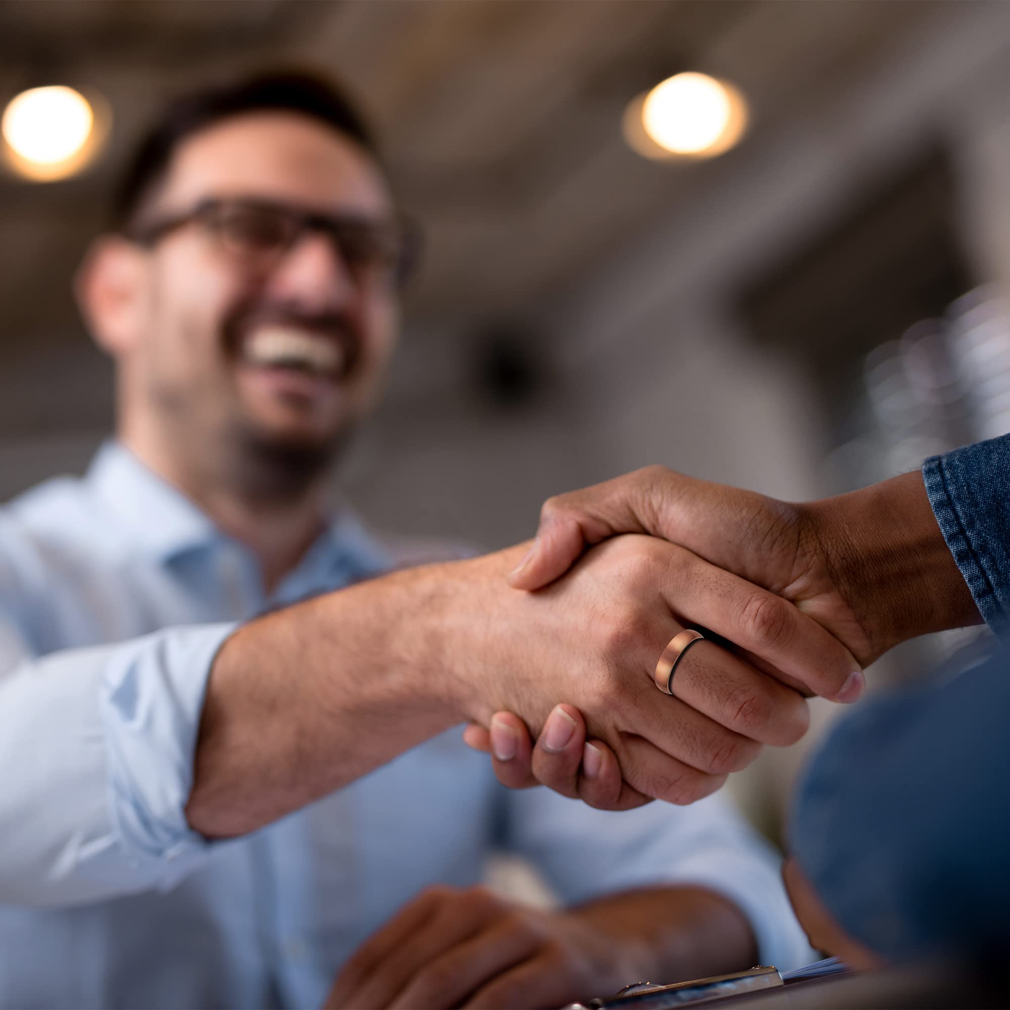 MagnetRX® Magnetic Copper Ring – Elegant Magnetic Rings – Copper Rings for Women & Men - AB Mystery