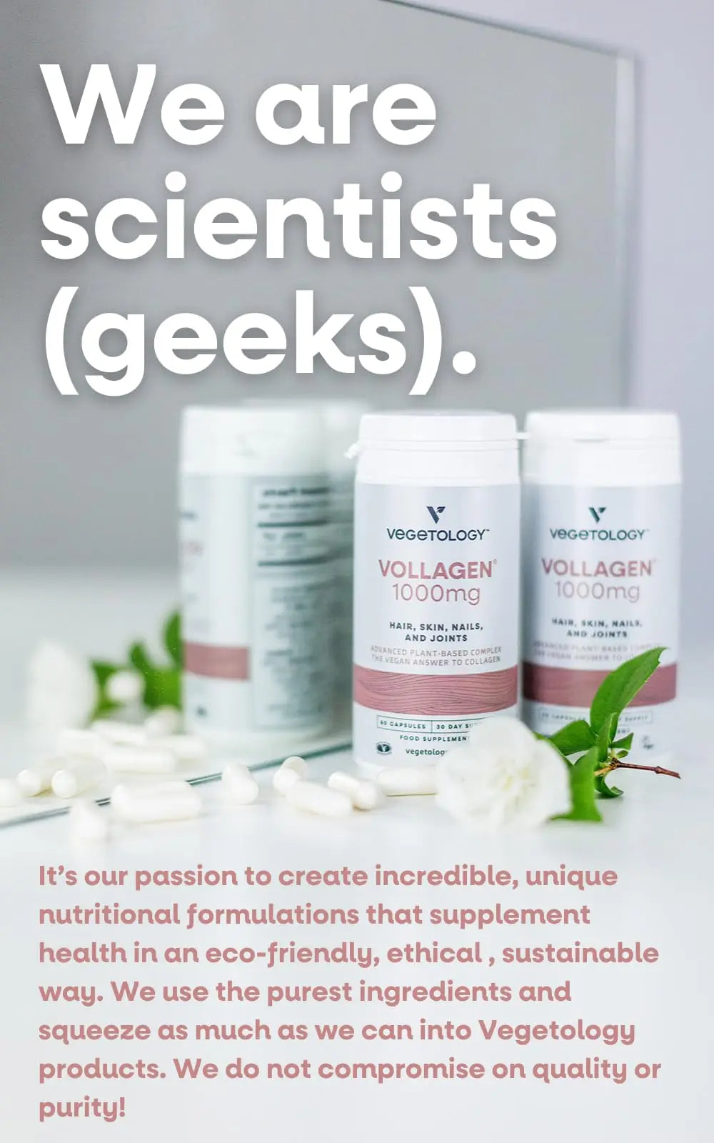 Vegetology Vollagen® Plant Based Complex – Plant Based Protein Alternative to Collagen - AB Mystery