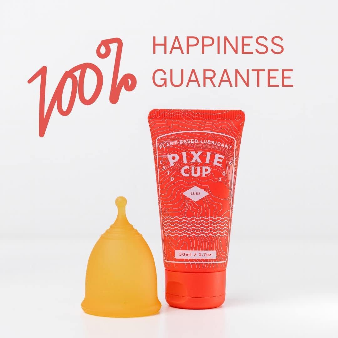 Pixie Menstrual Cup Lube - Make it Easy to Insert Your Period Cups - All Natural Water Based Lubricant - AB Mystery