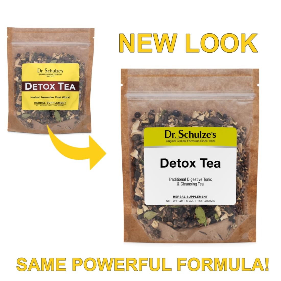 Dr. Schulze's | Detox Tea | All Purpose Herbal Tonic | Powerful Digestive Stimulant - AB Mystery