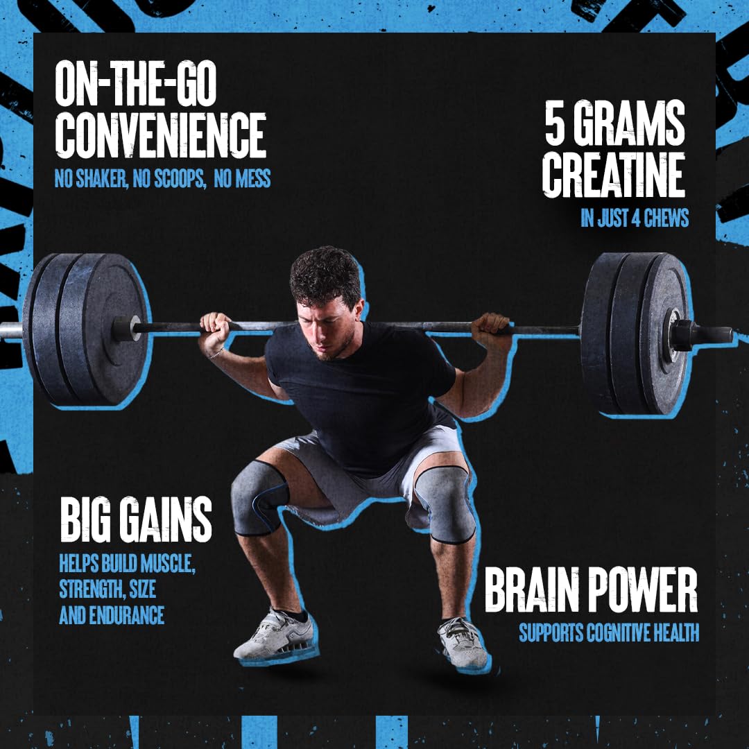 Animal Creatine Chews Tablets - Enhanced Creatine Monohydrate with AstraGin to Improve - AB Mystery