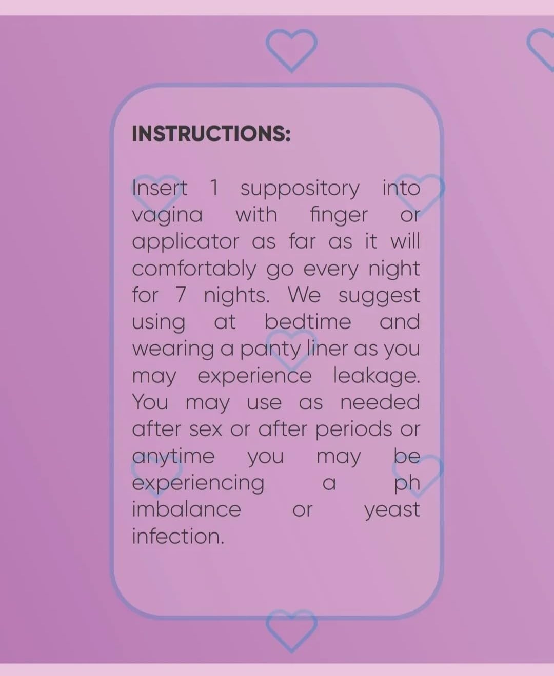 HerSheMe Boric Acid Vaginal Suppositories - AB Mystery