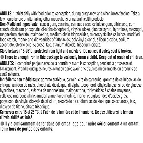 Materna Nestle Prenatal Postpartum Vitamin & Mineral Supplement 100 Tablets Materna