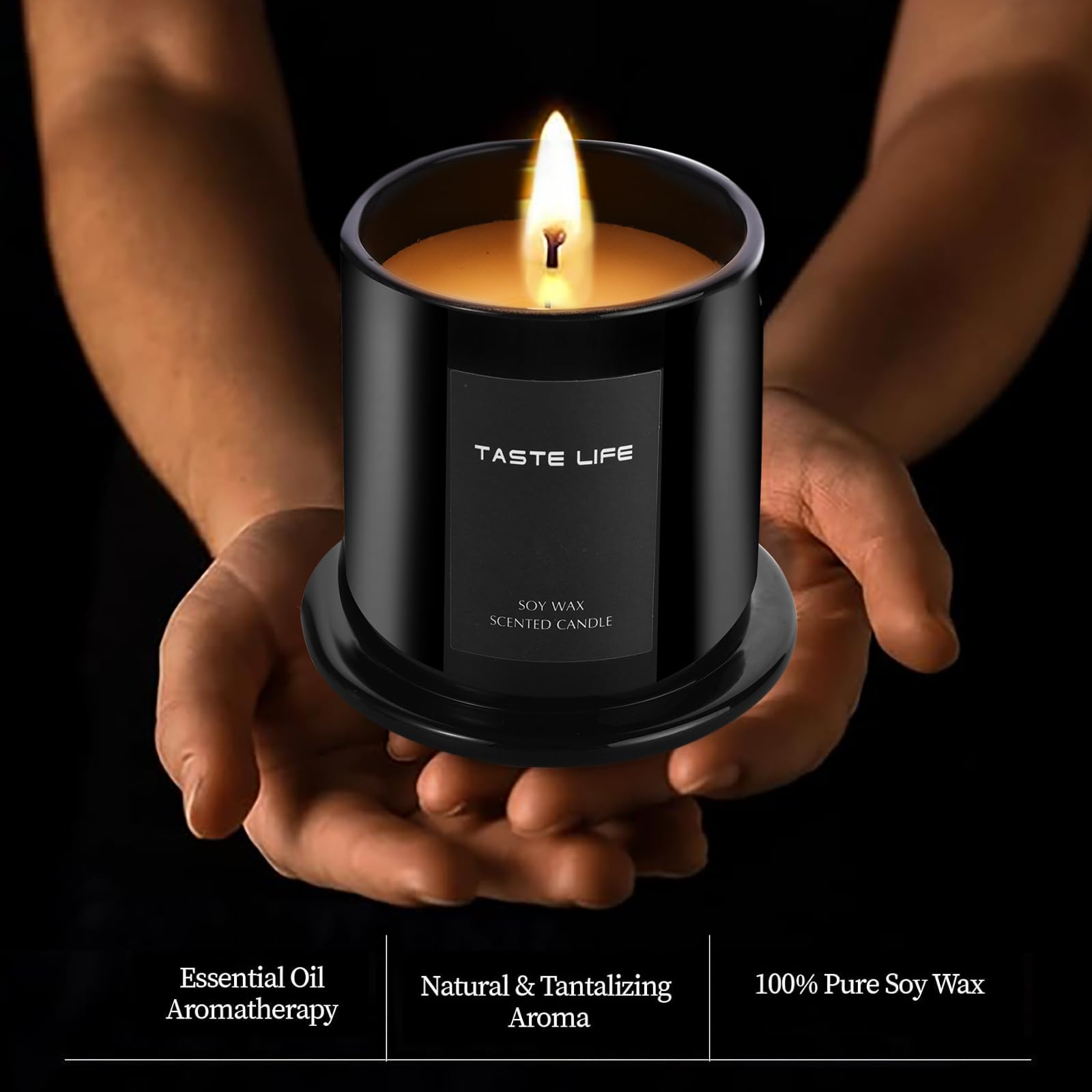 CELBERENA Scented Candles, Soy Candles for Home Scented, Lavender Vanilla Candles - Aromatherapy Candles - AB Mystery