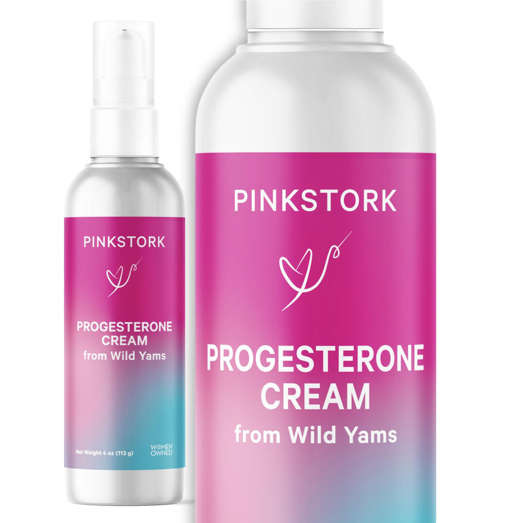 Pink Stork Progesterone Cream for Women - Wild Yam Cream to Support Hormone Balance