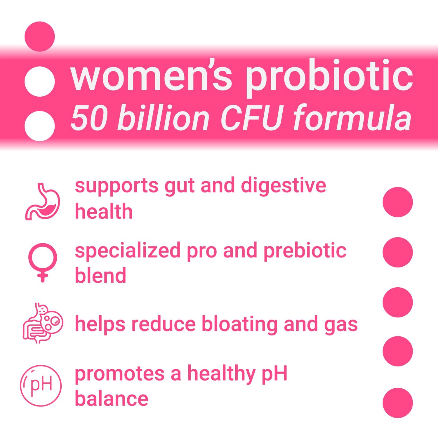 Luma Nutrition Probiotics for Women with Prebiotics - 50 Billion CFU - Formulated for Digestive - AB Mystery