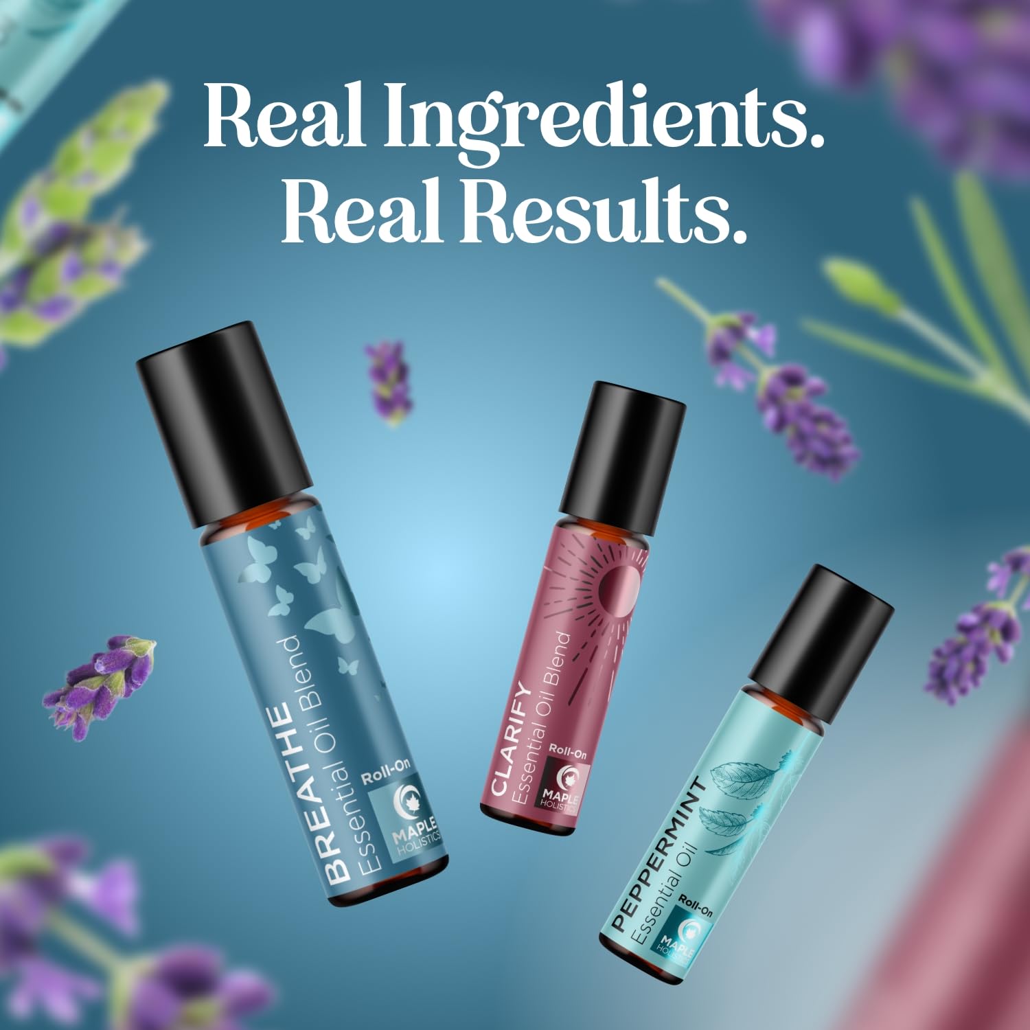 Headache Roll on Essential Oils - Aromatherapy Essential Oils Sets Variety Pack with Peppermint Clarify - AB Mystery