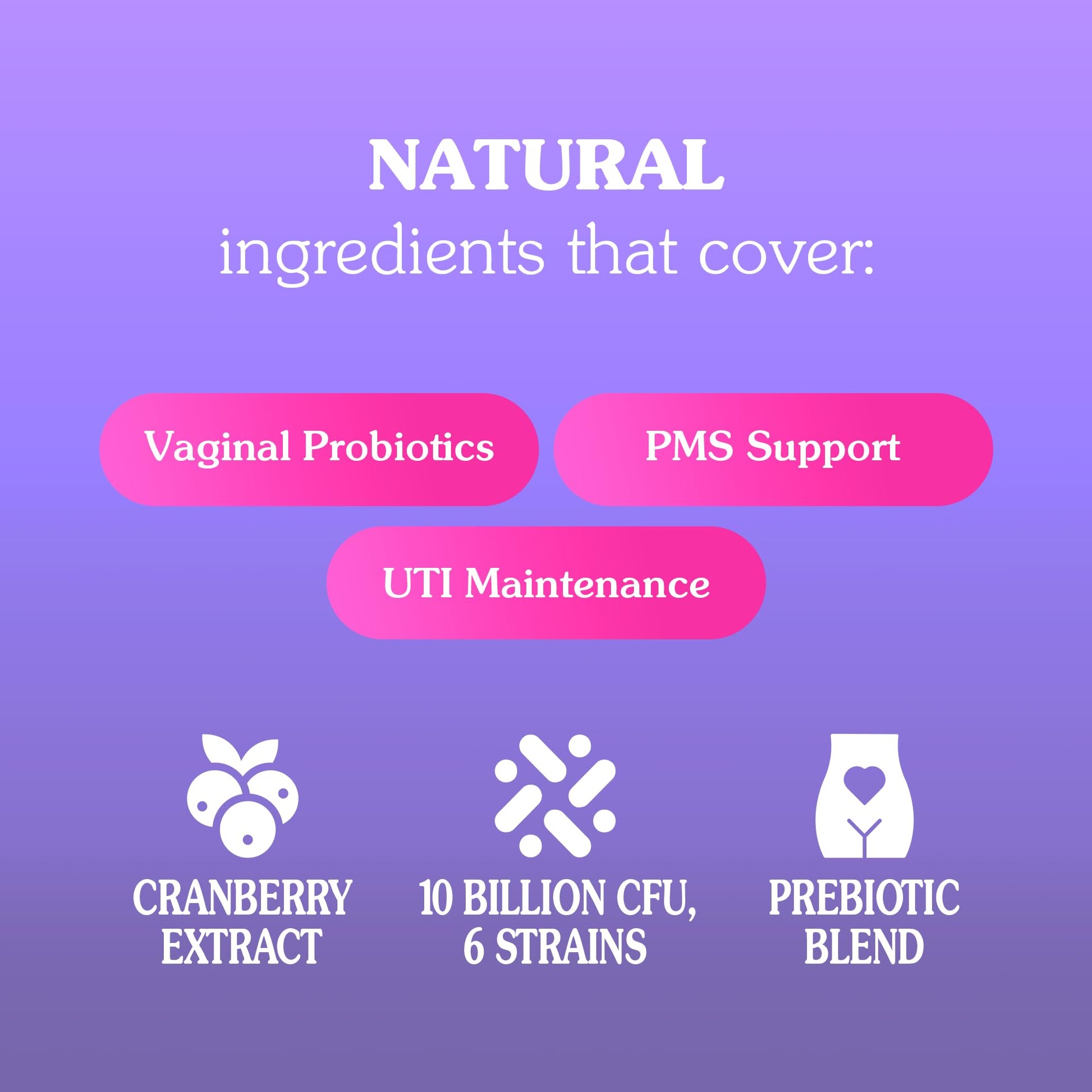 Seraphina 2-in-1 Vaginal Probiotics for Women + Hormone Balance - 90 Capsules for Complete Feminine - AB Mystery