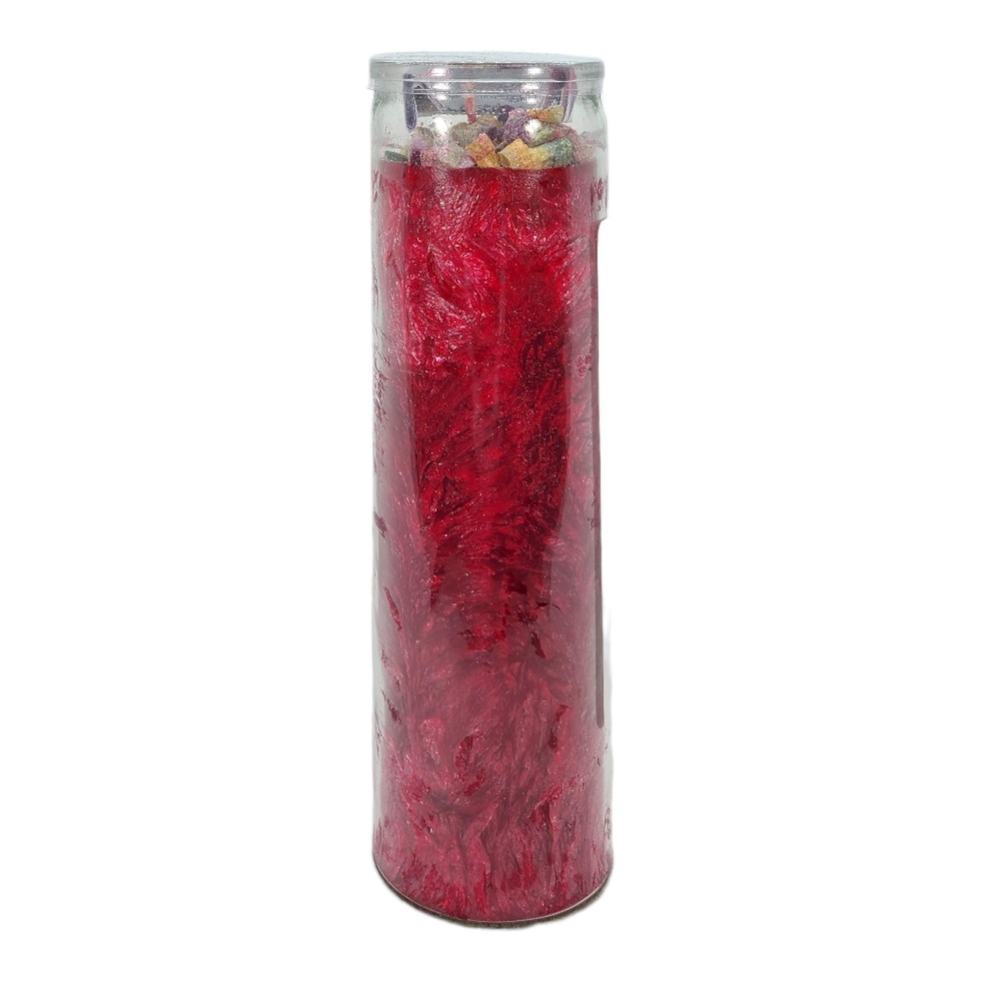 Love ME Lots-Palm Wax Spiritual Intention Spell Candle-[RED] | Vela CASA ESOTERICA PERFUMADA - AB Mystery