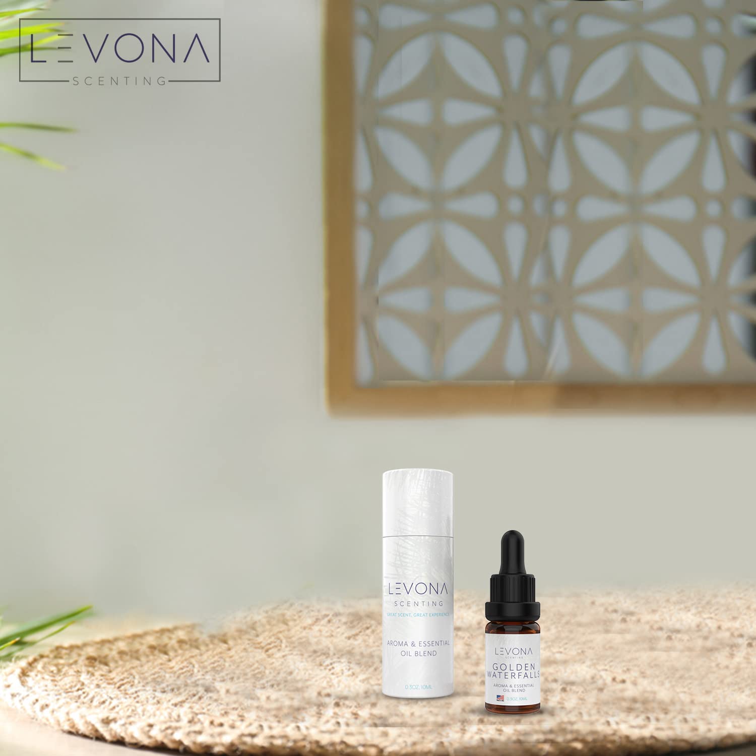 Levona Scent Pure Essential Oils for Diffusers for Home, Hotel & Office - Golden Waterfalls - AB Mystery