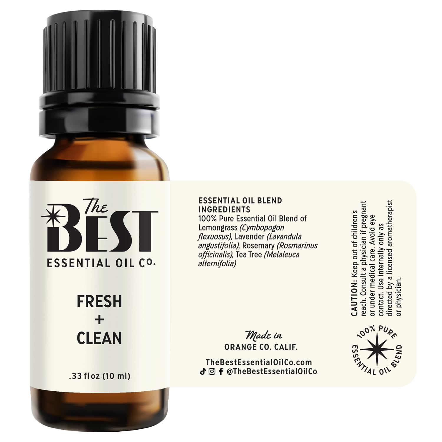 The Best Fresh + Clean Essential Oil Blend- Premium Grade- 100% Pure & Natural for Aromatherapy - AB Mystery