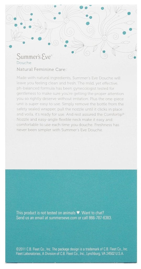 (Pack of 4 Bottles) Summer's Eve Fresh Scent Douche Vinegar & Water, Feminine Wash, 4.5oz Bottles - AB Mystery