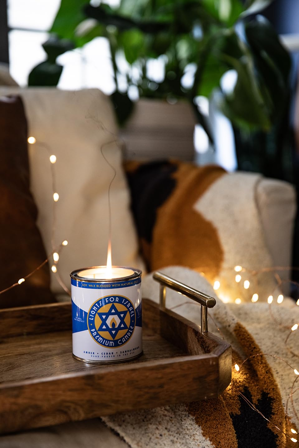 Long-Burning, One-Pint Premium Candles for Men | Vintage Inspired Oil Can Design | Soy Wax - AB Mystery