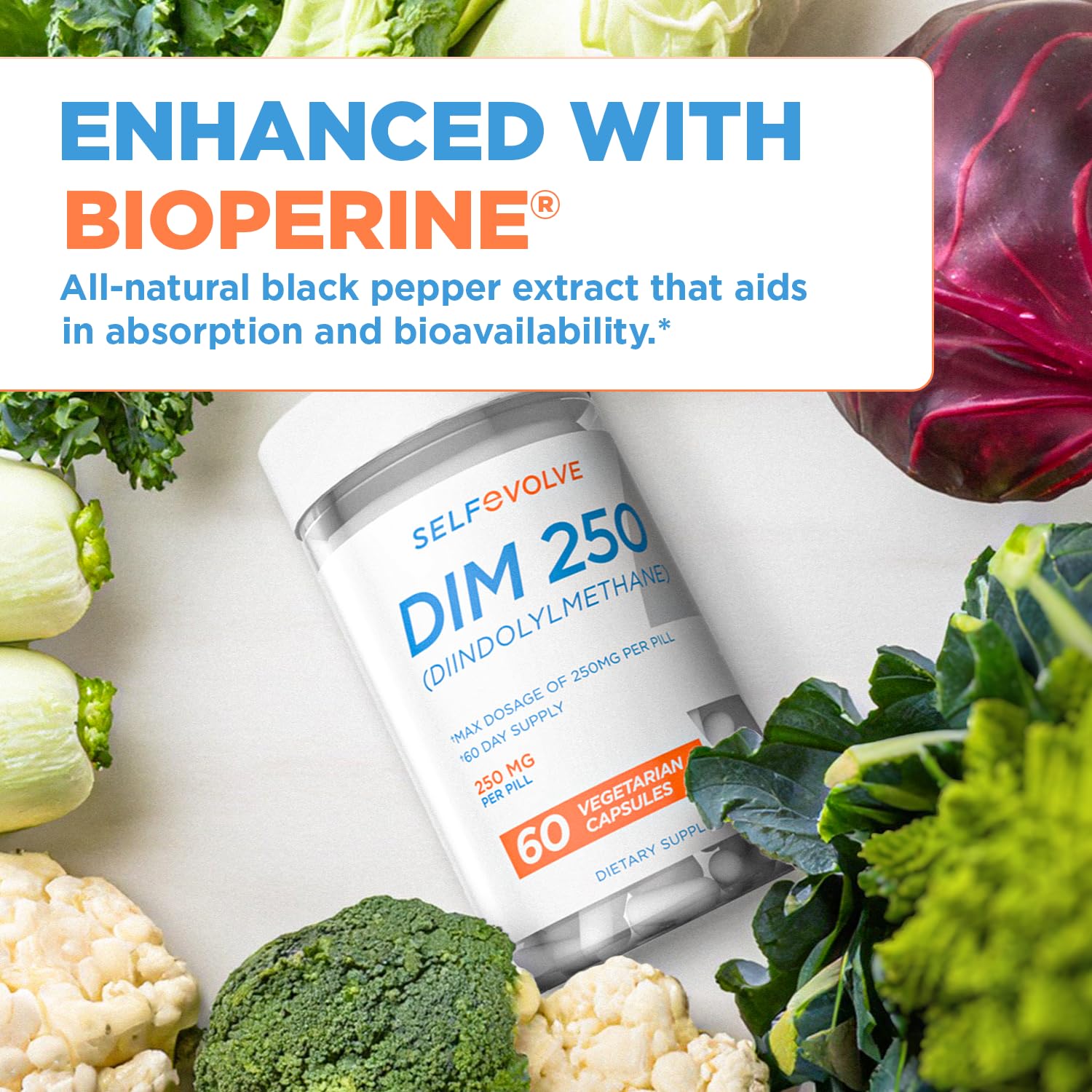 selfevolve Water Loss and DIM Supplement Bundle - Natural Water Pills for Reducing Water Retention - AB Mystery