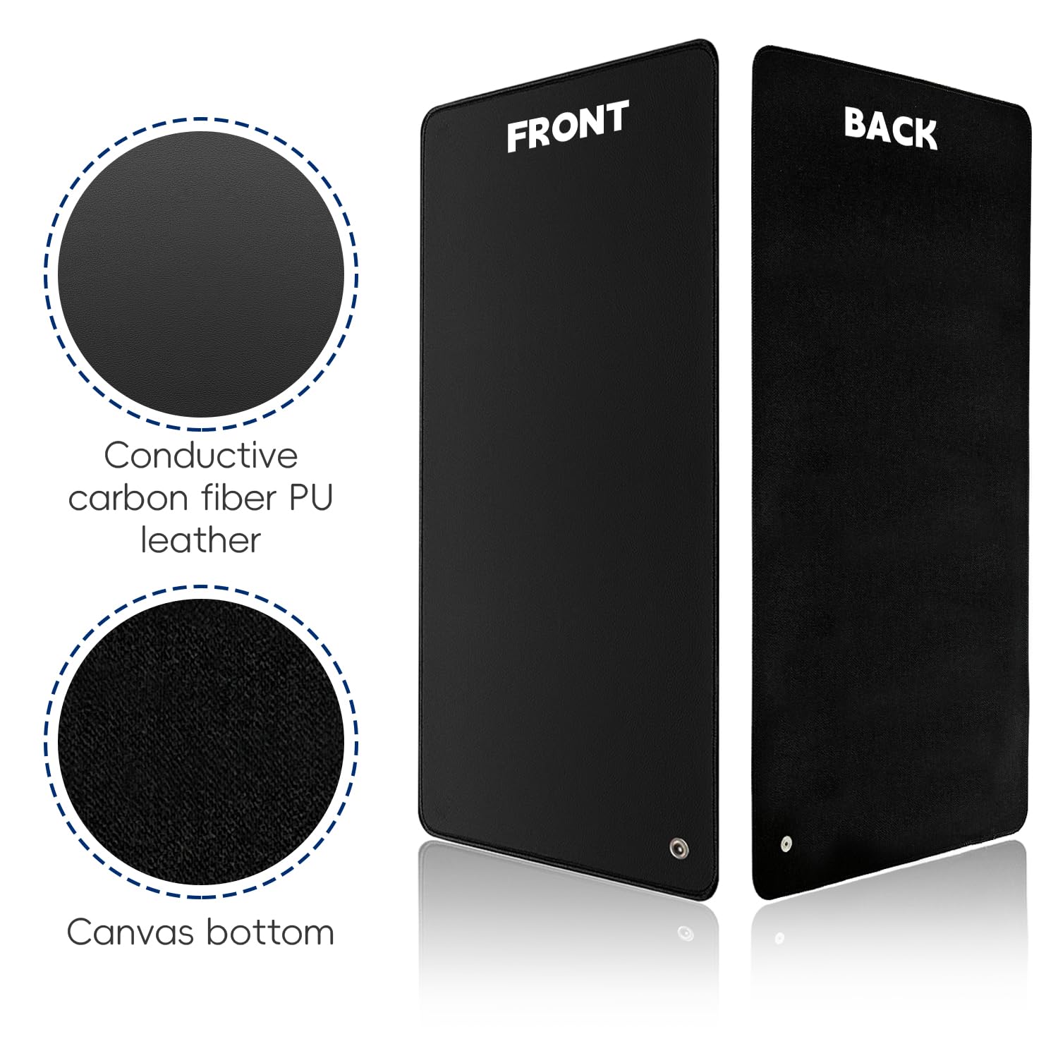 XINHUSU Grounding Mat 11.8"x23.6" Grounding Pad with 15ft Grounding Cord Grounding Mat - AB Mystery