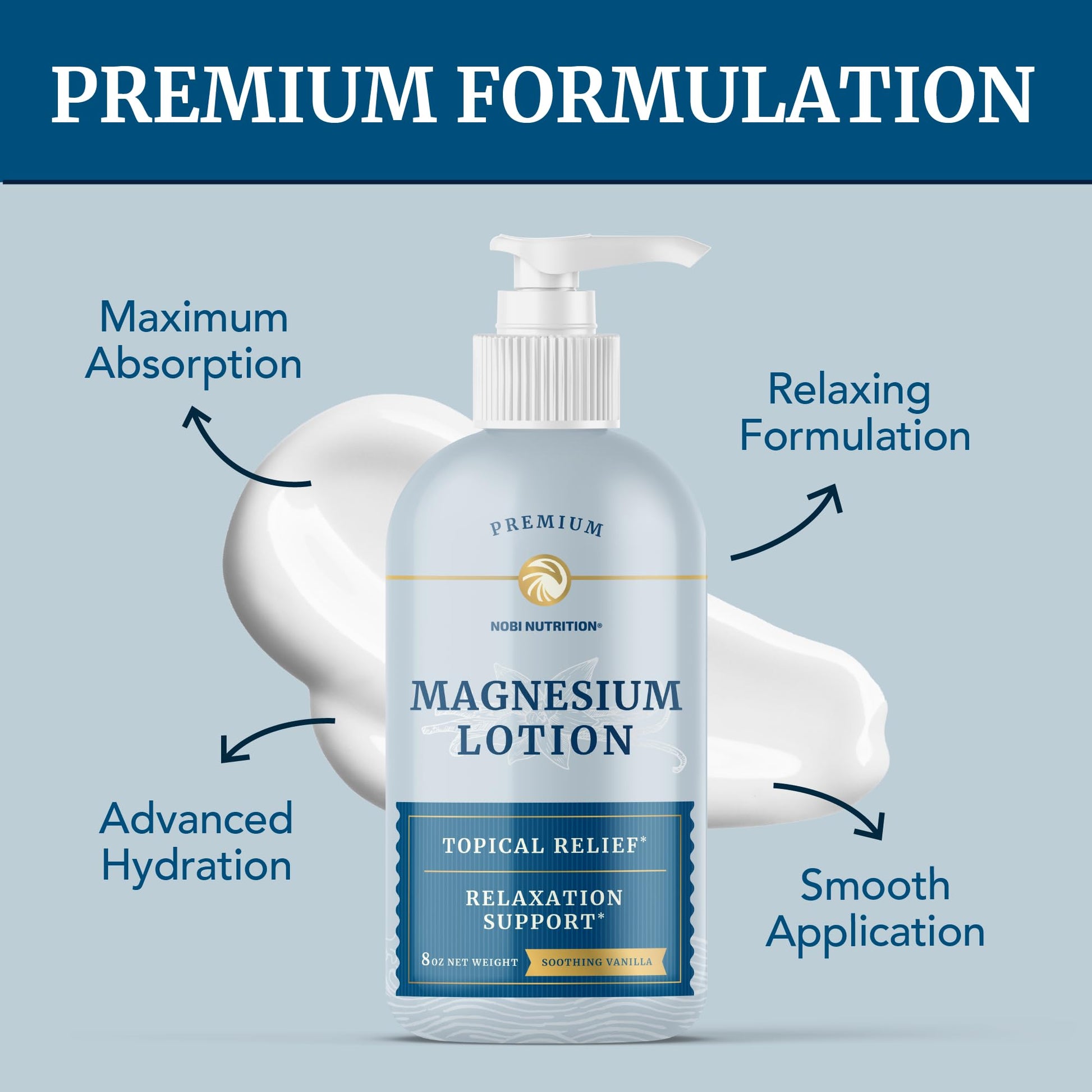 Magnesium Lotion | Relieves Muscle Cramps & Soreness | Relaxation & Calming Support - AB Mystery