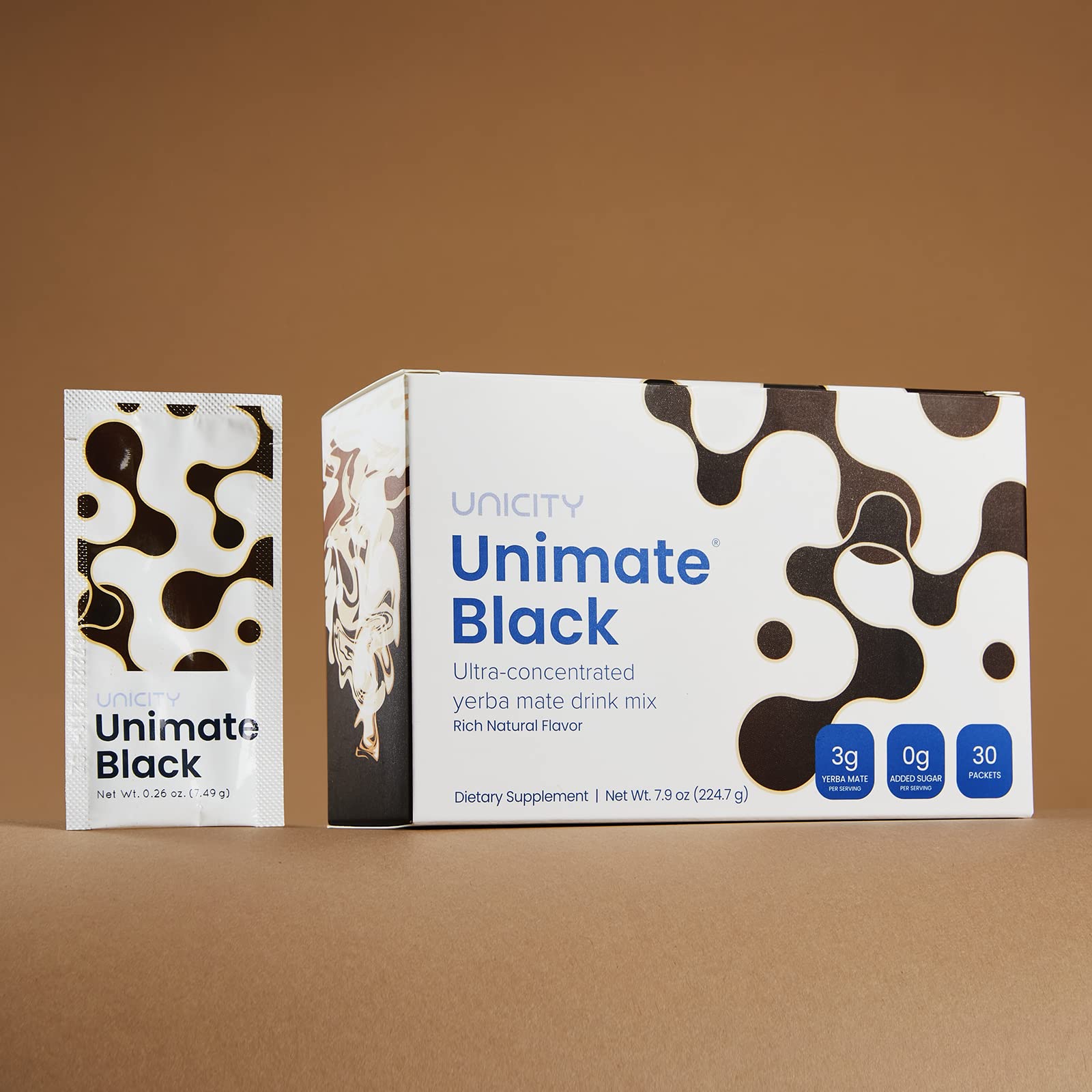 Unicity UNIMATE Black - Great Tasting - 30 Pack - AB Mystery