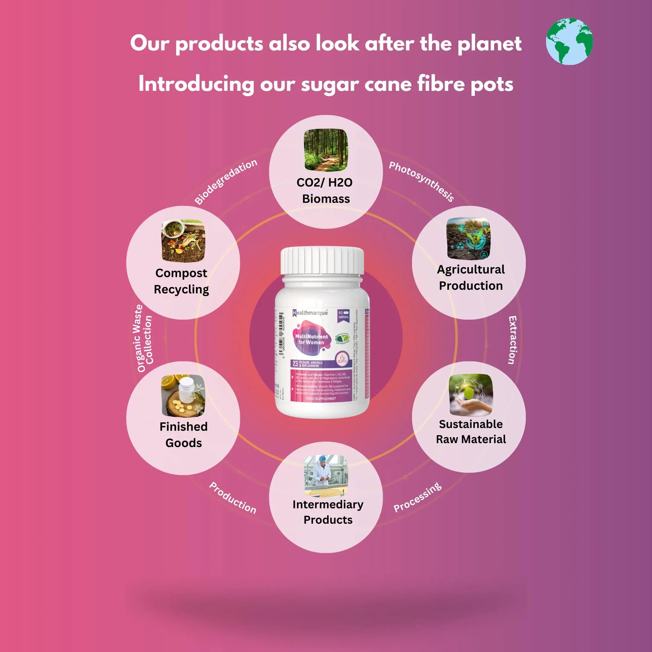 Premium Daily Multivitamin Tablets for Women - 23 Essential Vitamins, Minerals & Bioflavonoids - AB Mystery